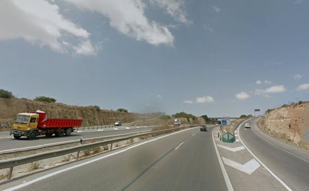Heridas cinco personas en un accidente en la A-7 en El Ejido