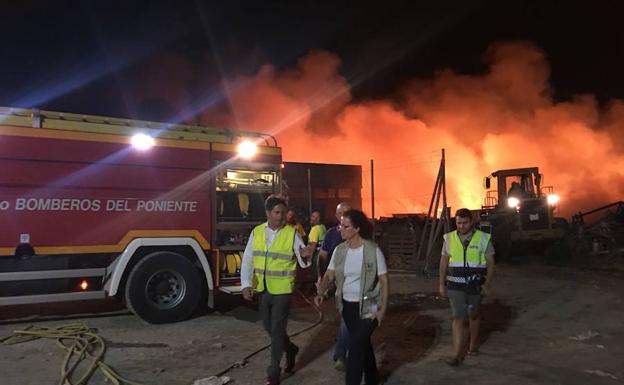 El incendio en la planta de reciclaje de plástico Demaplastic, controlado