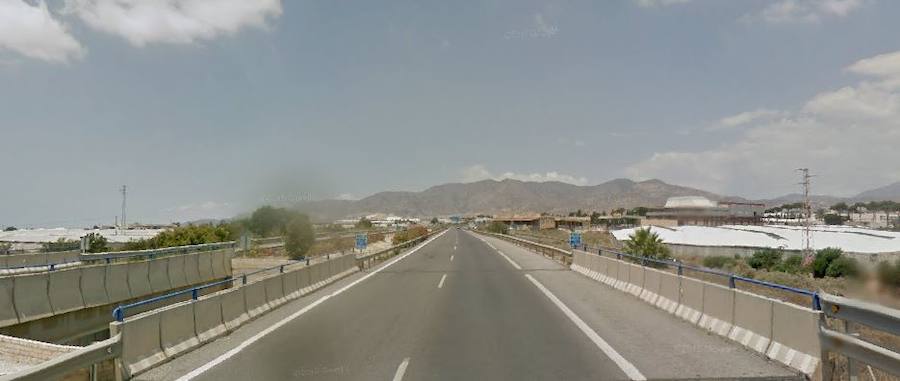 Cinco personas resultan heridas en en un accidente en la A-7 a su paso por El Ejido