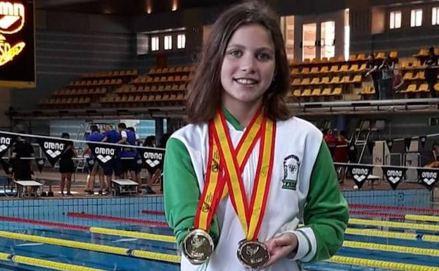 La ejidense Anastasia Dmytriv brilla en el Nacional de Selecciones Autonómicas de Natación Adaptada