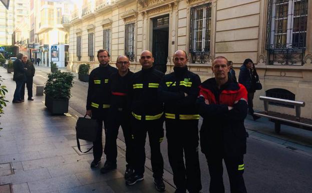 Los Bomberos del Poniente demandarán mañana ante Diputación mejor gestión y mayor seguridad