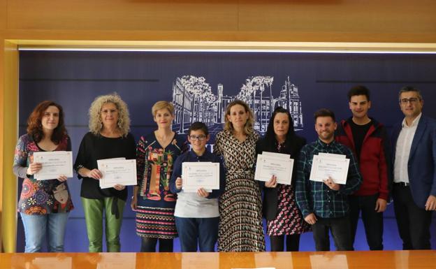 Entrega de premios del concurso de escaparates de Navidad