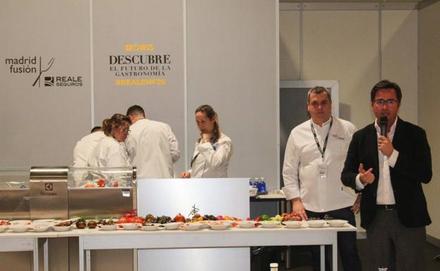 El sabor y la calidad de las hortalizas y frutas de El Ejido cautivan Madrid Fusión