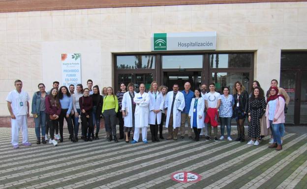Los alumnos de Enfermería cesan sus prácticas en el Hospital de Poniente