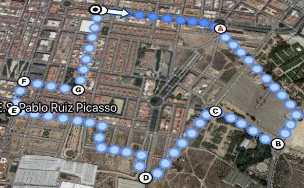 Juventudes Socialistas de El Ejido propone rutas urbanas de un kilómetro en barrios y núcleos