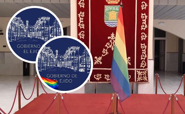 El Ejido elimina durante horas la bandera del arco iris de los perfiles municipales tras exigirlo Vox