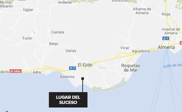 Muere una mujer de 60 años al caer con su coche por un terraplén en El Ejido