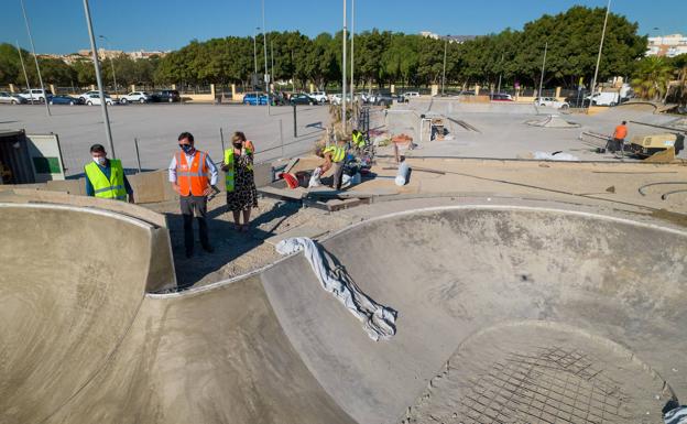 Las obras de ampliación del skatepark entran en su fase final