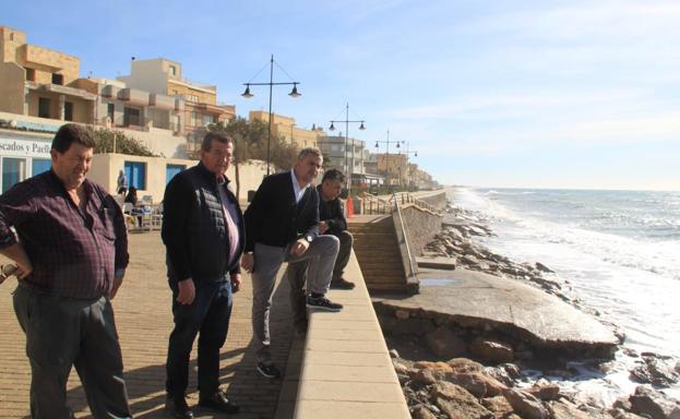 El secretario provincial del PSOE se compromete a acelerar las obras para Balerma