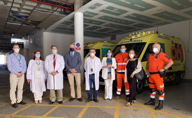 El Servicio del 061 se traslada a un nuevo edificio del Hospital de Poniente
