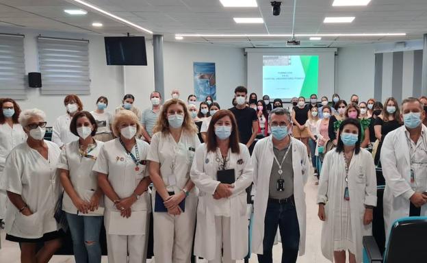 Medio centenar de estudiantes de FP harán sus prácticas en el Hospital de Poniente