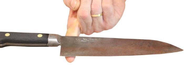 La cocina pasada a cuchillo