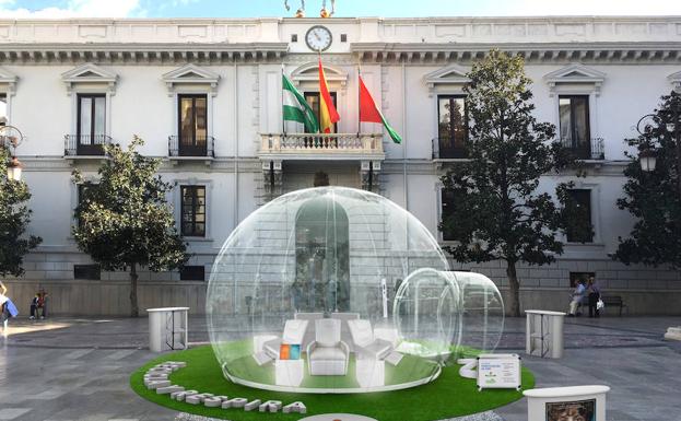 Una burbuja para respirar aire limpio