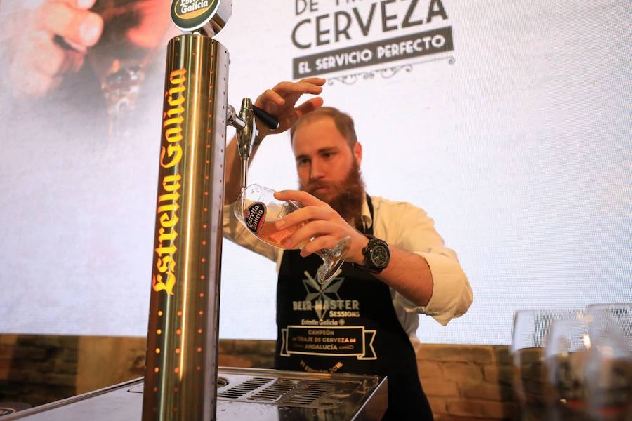 El malagueño Adrián Hermida, Mejor Tirador de Cerveza de Andalucía