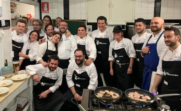 Entre amigos, una cena que reune lo mejor de la gastronomía en Jaén