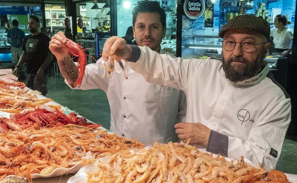 De compras por el mercado de San Agustín