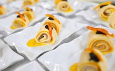 La anguila y el caviar de esturión protagonizan la cena Michelin de Vicent Guimerà