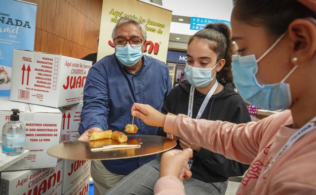 Calentar y listo, los churros más ricos salen de la tostadora