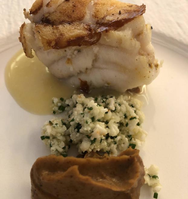 Menú de estrella Michelin en María de la O