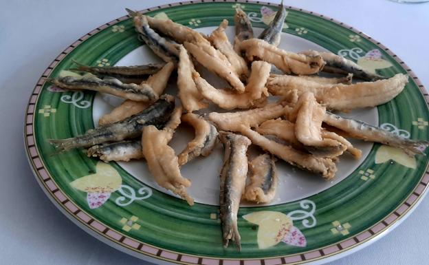 Boquerones fritos, de restaurante 'El Moreno'