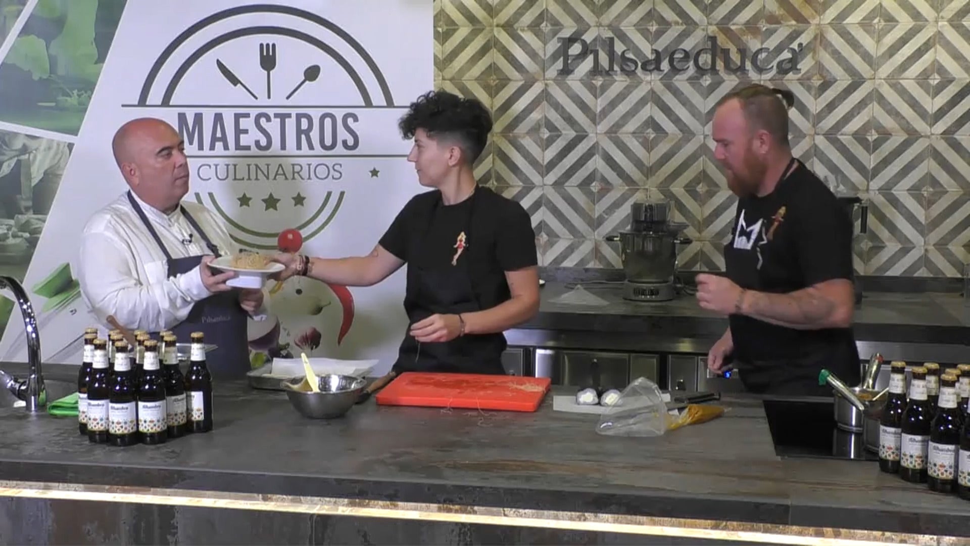 Rollito de bacalao relleno de crema de queso por Jorge Chambó