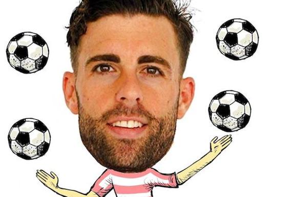 El goleador de las volteretas