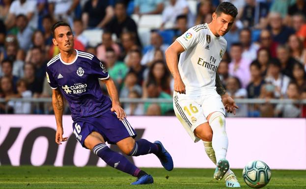 Fede San Emeterio, titular en el Bernabéu con el Valladolid
