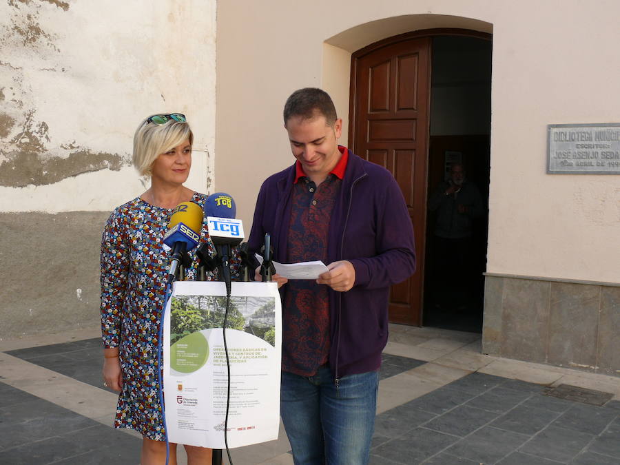 Veinte personas podrán formarse en jardinería gracias al nuevo curso ofertado por el Ayuntamiento