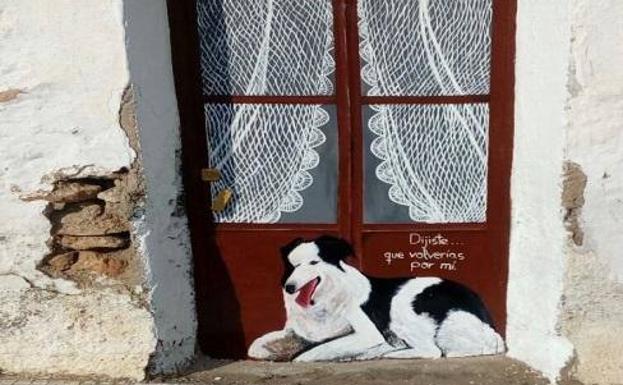 Murales contra el abandono animal en Hernán Valle