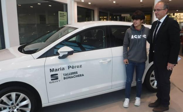 Talleres Bonachera patrocina a la marchadora María Pérez