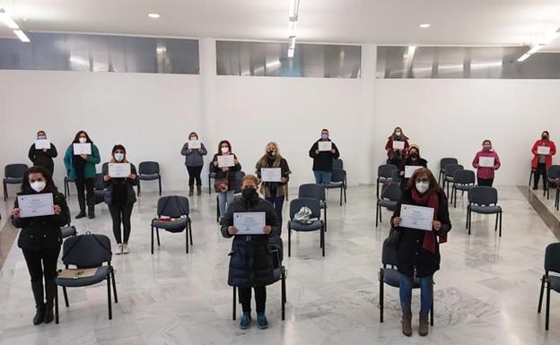 Clausura del Curso Atención a personas con Discapacidad en Situación de Dependencia