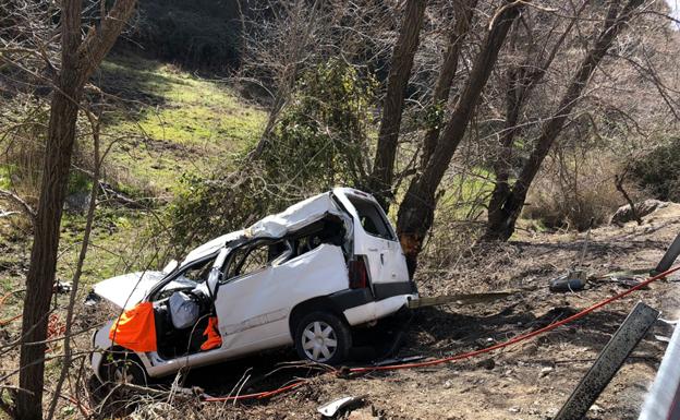 Cuatro heridos en un accidente de tráfico cerca de La Peza