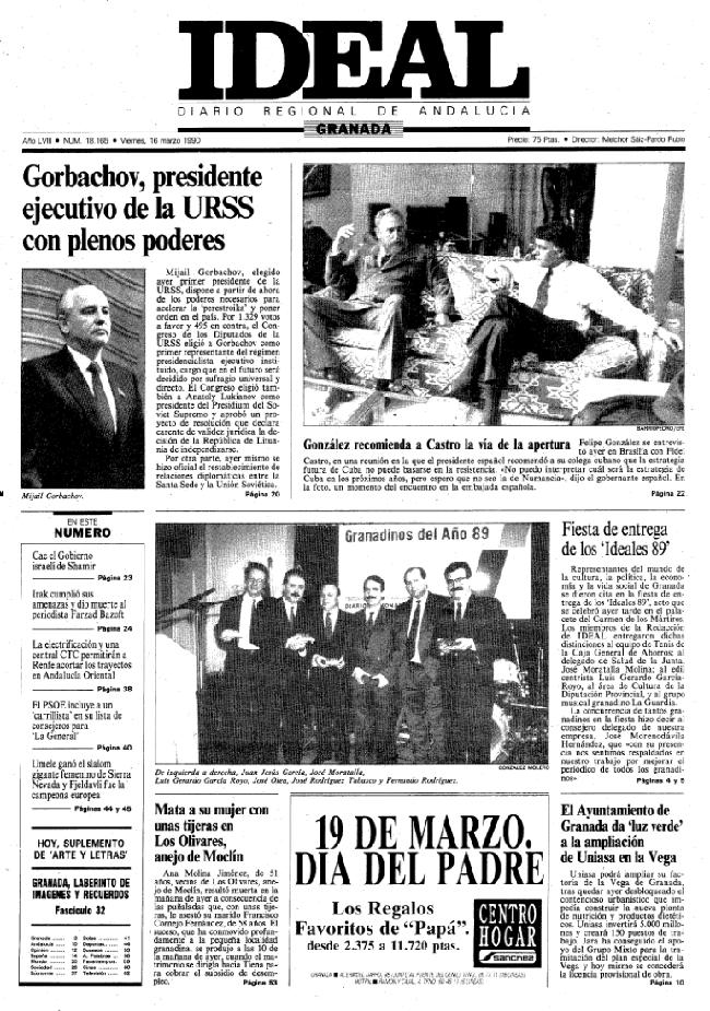 TAL DÍA COMO HOY... en 1990