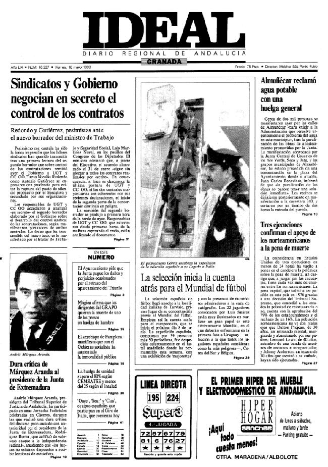 TAL DÍA COMO HOY... en 1990