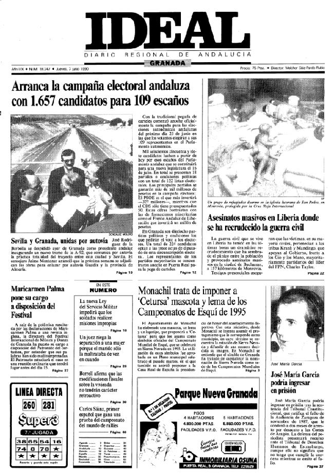 TAL DÍA COMO HOY... en 1990