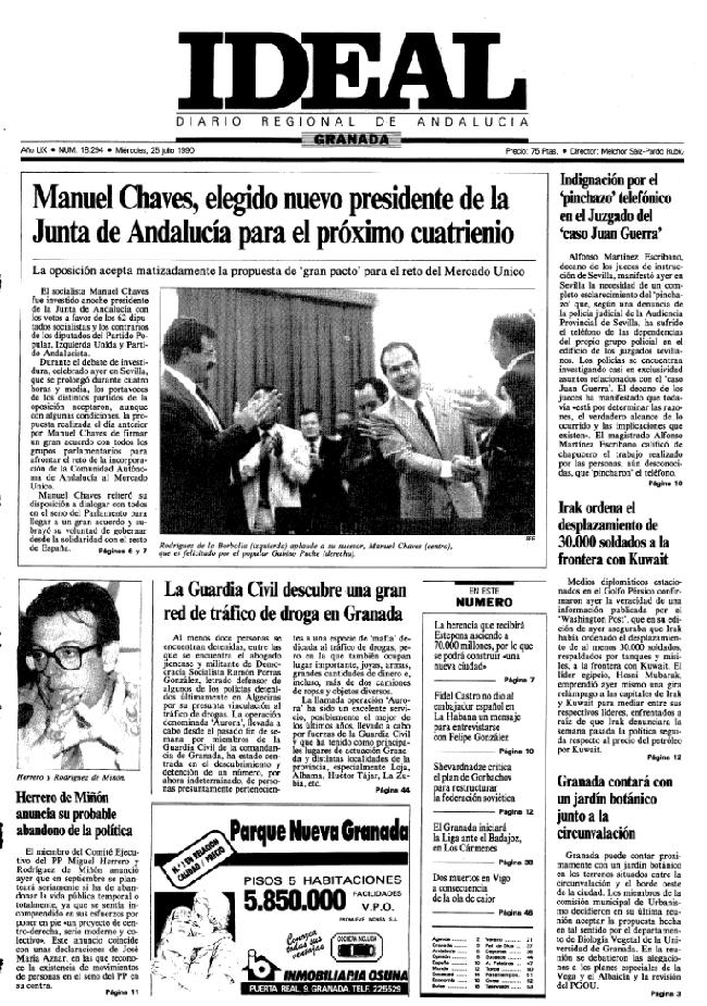 TAL DÍA COMO HOY... en 1990