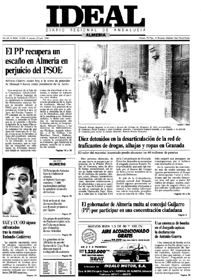 TAL DÍA COMO HOY... en 1990
