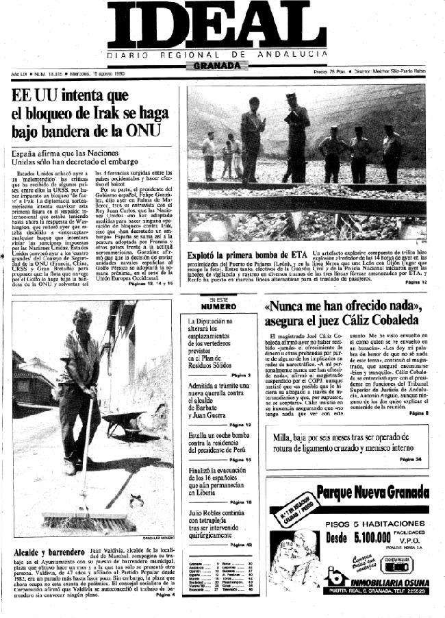 TAL DÍA COMO HOY... en 1990