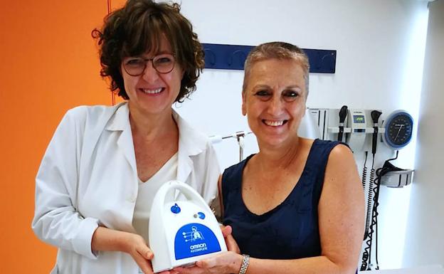 La entrañable historia del nuevo inhalador eléctrico del centro de salud de Huétor Vega