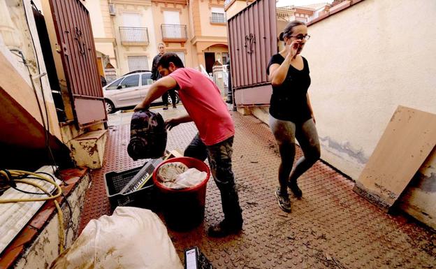 Cinco incidencias graves: balance de la tormenta en Huétor Vega