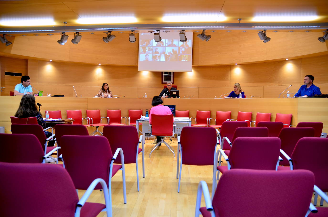 El pleno semipresencial del Ayuntamiento de Huétor Vega