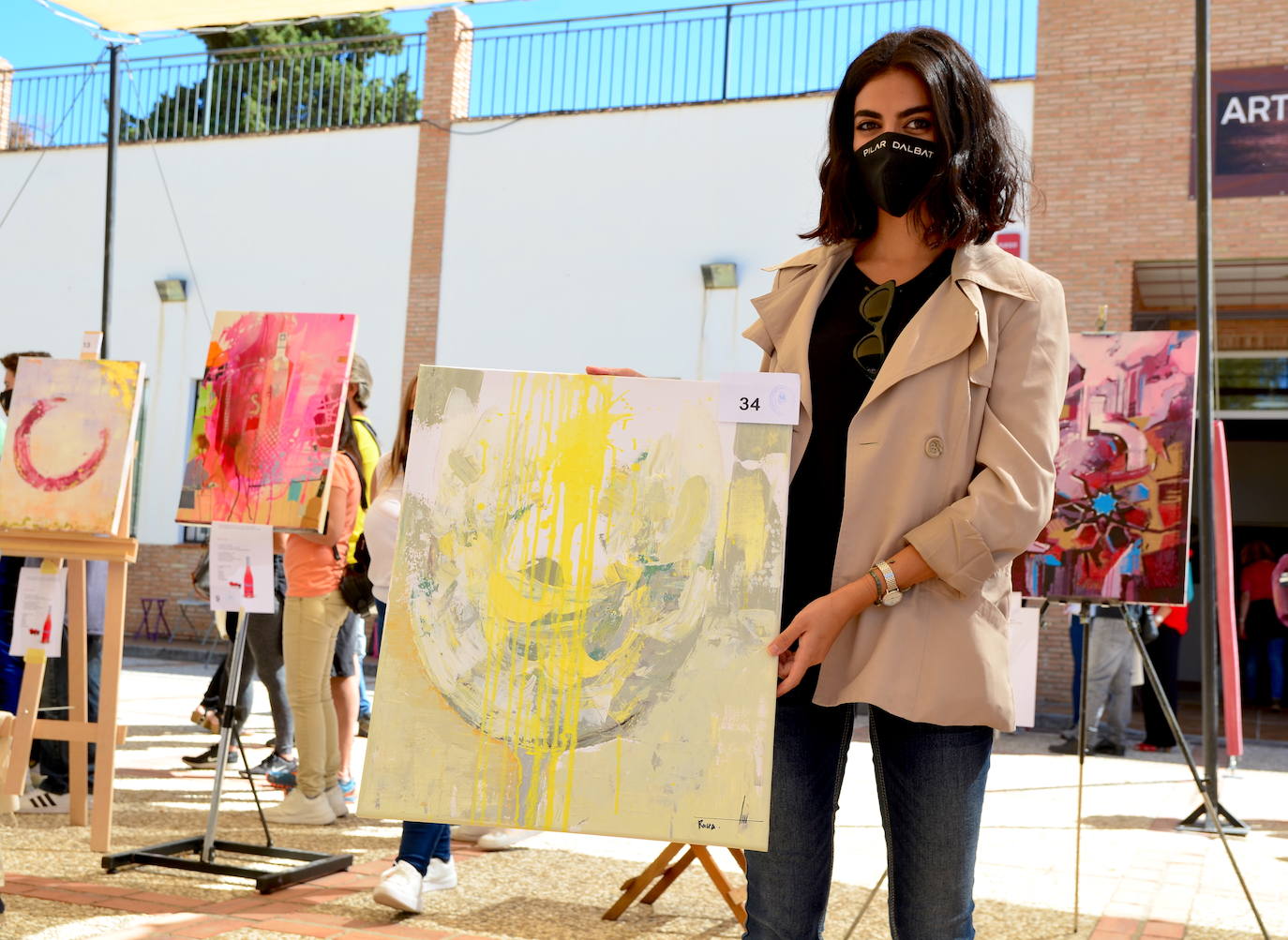 Concurso de pintura rápida abstracta en Huétor Vega
