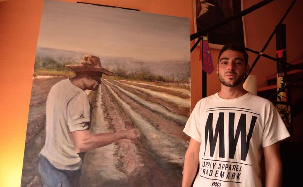 El artista hueteño Abel Villén enseñará caligrafías romanas el sábado en Huerta Cercada