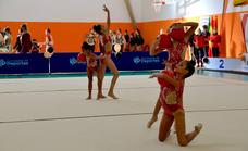 Más de 700 gimnastas se dan cita en el pabellón de Huétor Vega