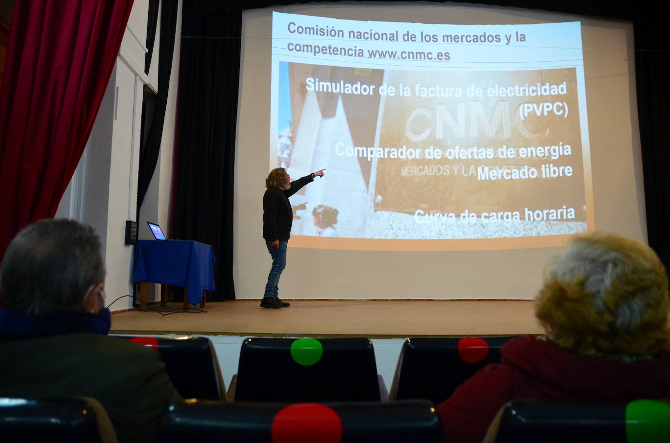 Tarifa de la luz: taller en Huétor Vega
