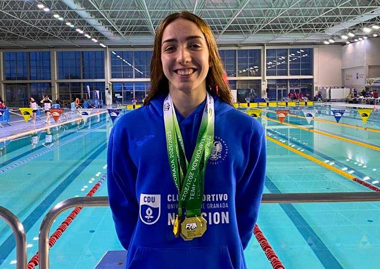 Hannah Martín gana tres oros y un bronce en el Campeonato de Andalucía en Málaga