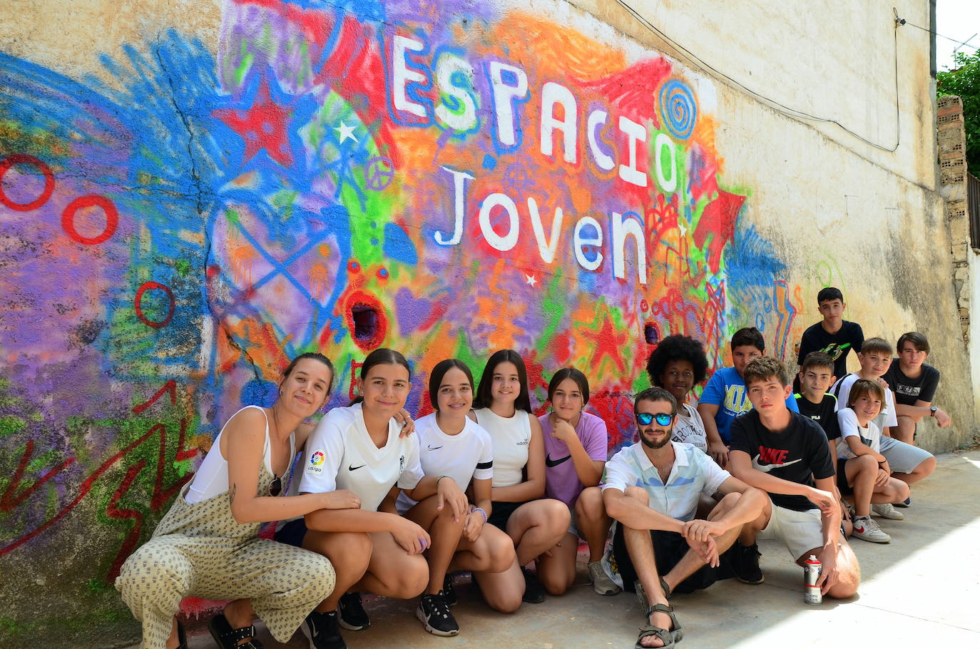 El Espacio Joven de Huétor Vega ya tiene su grafiti