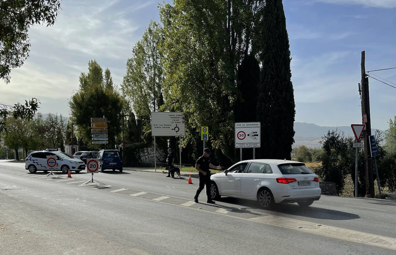 Los controles de tráfico dejan en buen lugar a los conductores de Huétor Vega