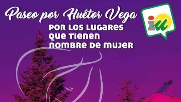 IU Huétor Vega propone un paseo por los lugares que tienen nombre de mujer en el municipio