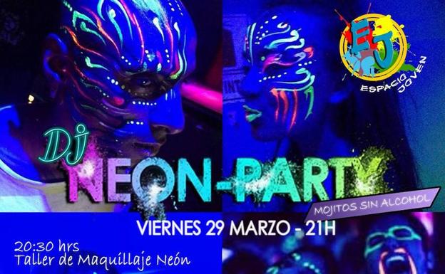 Las Gabias dará la bienvenida a la primavera con una 'neon party' para los jóvenes